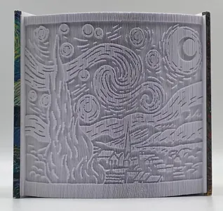 Starry Night, by Beck Rivera, Inverted fold