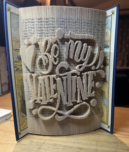 Valentine, by Martin Berry, Embossed fold